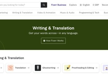 Fiverr.com : Offering Content Writing & Editing