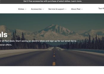 Red Power Bike: Get 2 select accessories when you purchase the popular RadRover6 Plus or RadCity 5 Plus