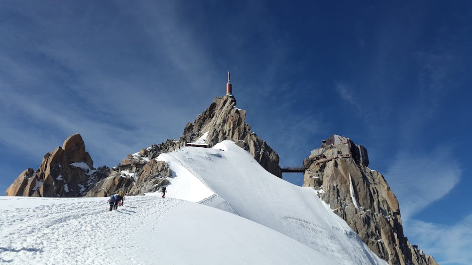 Chamonix mountain hiking trail French Alps