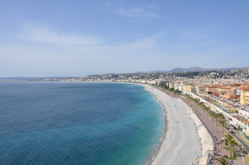 Nice France Promenade des Anglais coastline