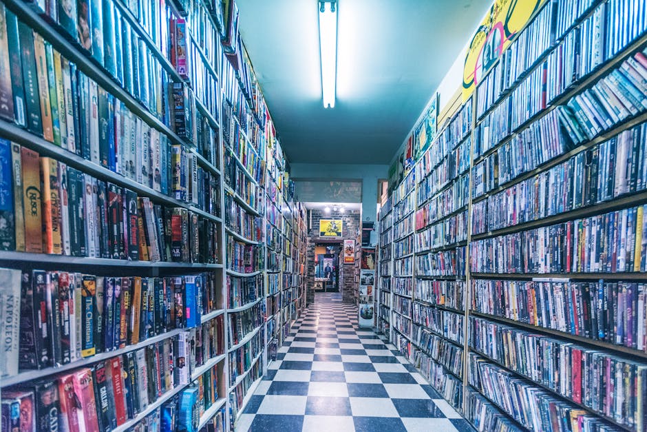 retro video game store interior France